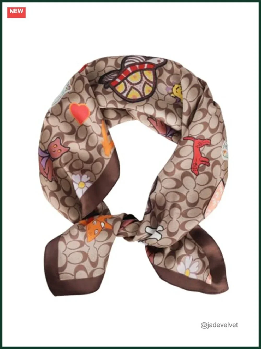 Silky Satin Headscarf for Women, Lightweight Square Scarf, Hair Wrap &